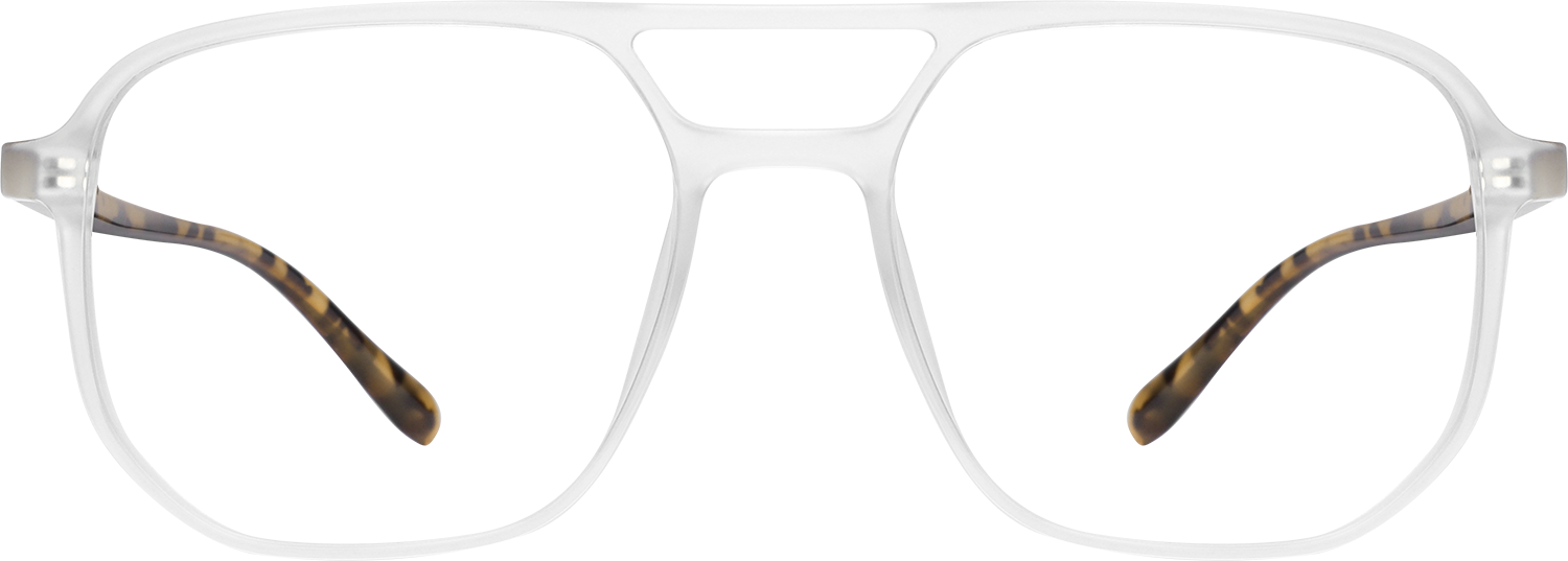 Fytoo Aviator White TR90 Full Rim Eyeglasses-image-FT773050-01