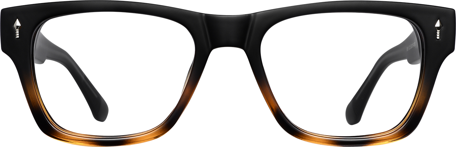 Fytoo Geometric Two Tone Acetate Full Rim Eyeglasses-image-FT776938-02
