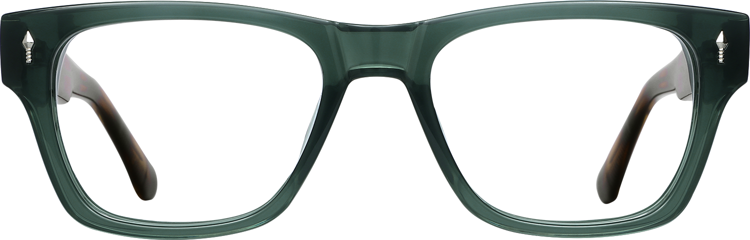 Fytoo Geometric Green Acetate Full Rim Eyeglasses-image-FT776938-05