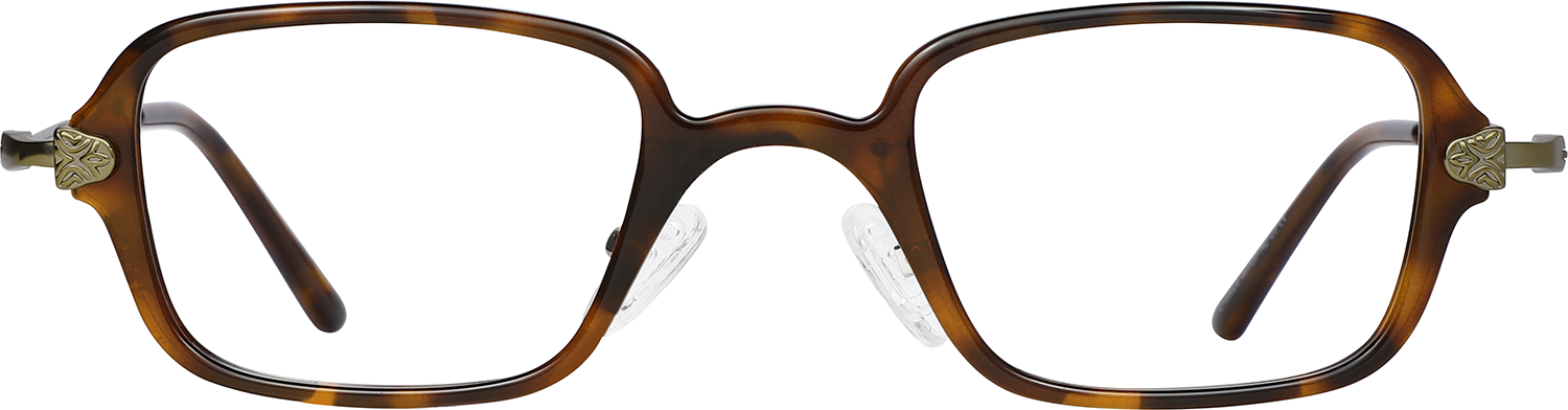 Fytoo Rectangle Tortoiseshell TR90 Full Rim Eyeglasses-image-FT789064-01