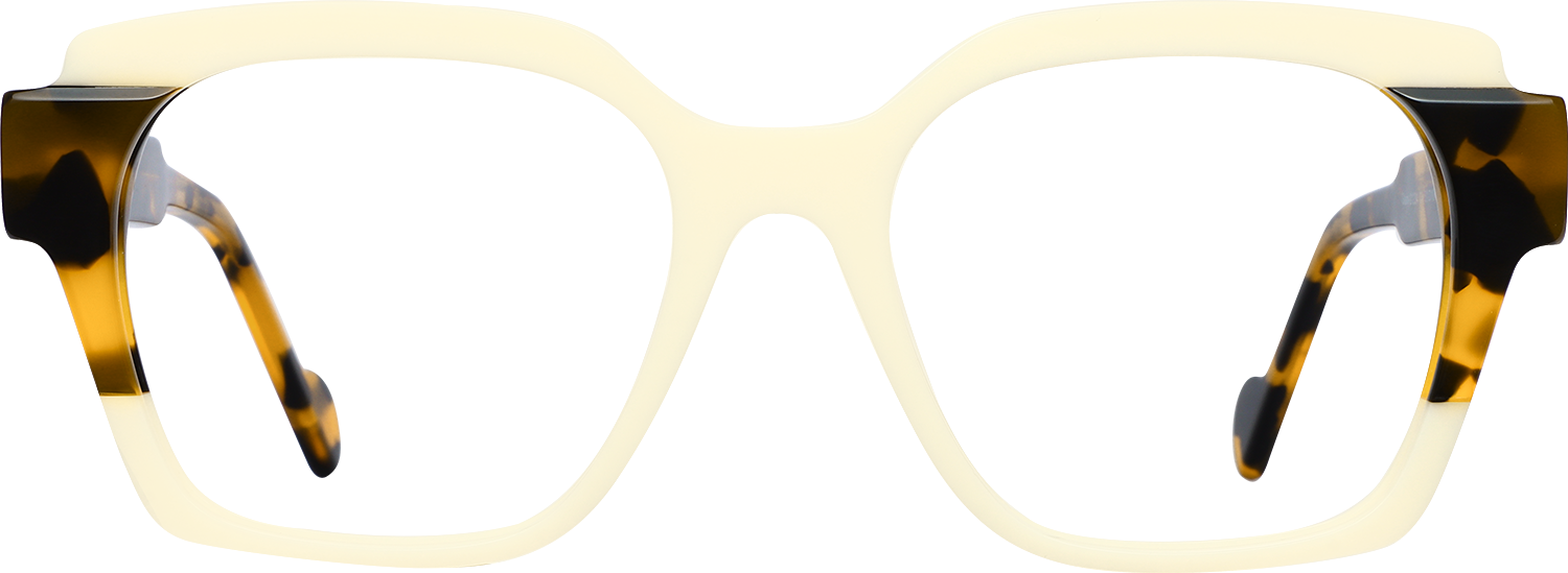 Fytoo Square Two Tone Acetate Full Rim Eyeglasses-image-FT790125-01