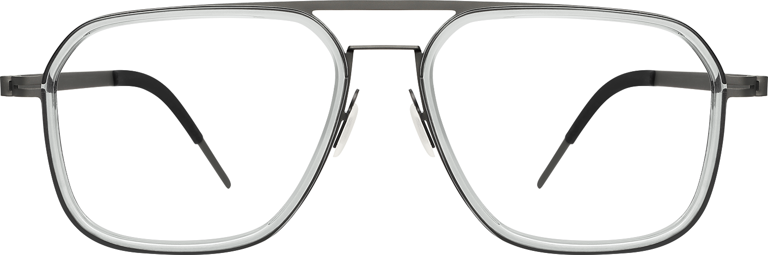 Fytoo Aviator Grey TR90 Titanium Full Rim Eyeglasses-image-FT794693-02