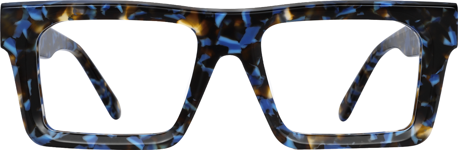 Fytoo Rectangle Tortoiseshell Acetate Full Rim Eyeglasses-image-FT795170-02