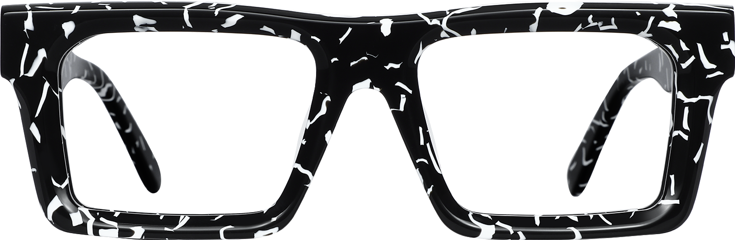 Fytoo Rectangle Black Acetate Full Rim Eyeglasses-image-FT795170-03