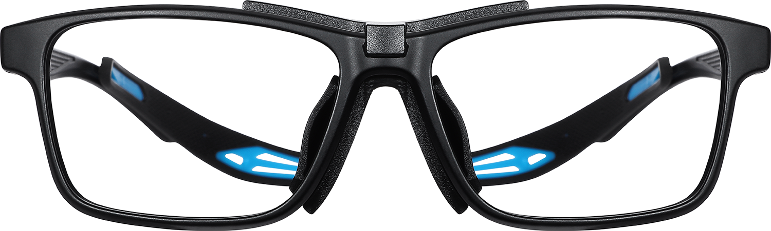 Fytoo Rectangle Blue TR90 Full Rim Eyeglasses-image-FT806800-01