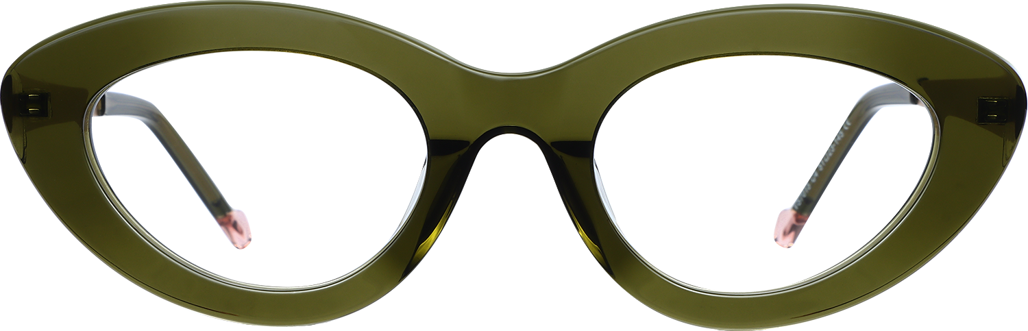 Fytoo Oval Green Acetate Full Rim Eyeglasses-image-FT808511-01