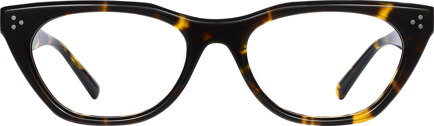 Fytoo Geometric Tortoiseshell Acetate Full Rim Eyeglasses-image-FT815225-02
