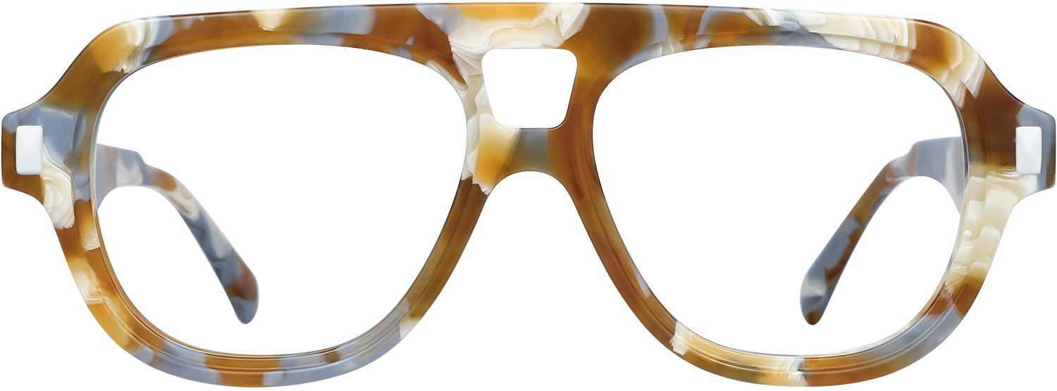 Fytoo Aviator Tortoiseshell Acetate Full Rim Eyeglasses-image-FT828355-07