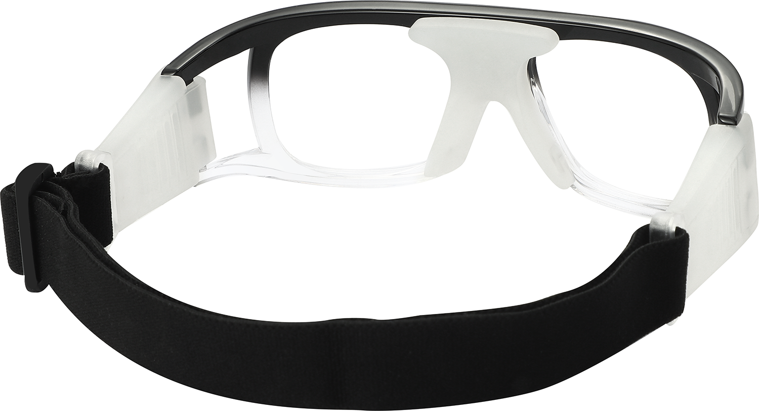 Side view of Fytoo Rectangle Black TR90 Full Rim Eyeglasses