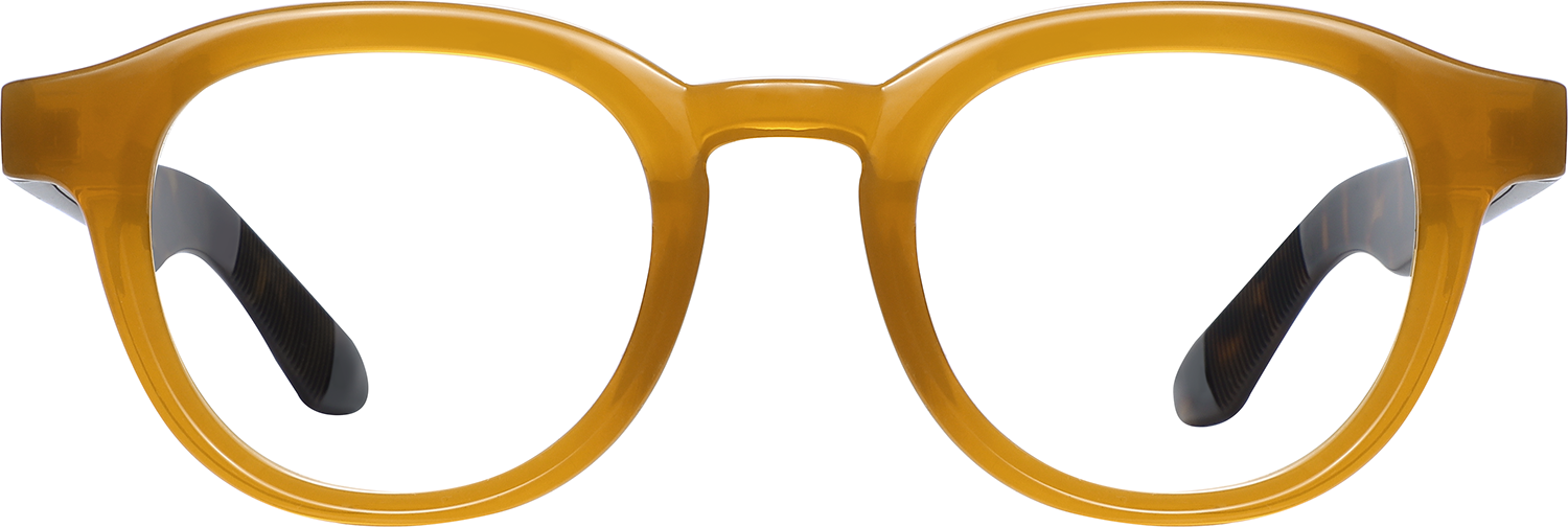 Fytoo Round Orange TR90 Full Rim Eyeglasses-image-FT838031-01