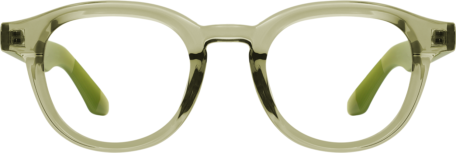 Fytoo Round Green TR90 Full Rim Eyeglasses-image-FT838031-02