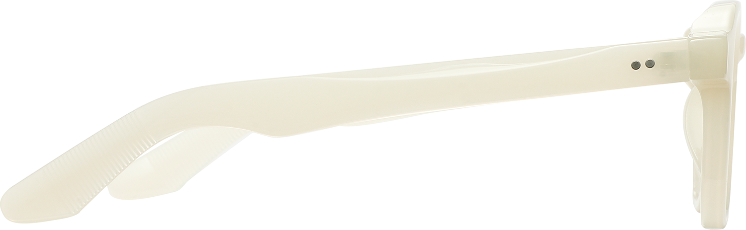 Side view of Fytoo Round White TR90 Full Rim Eyeglasses