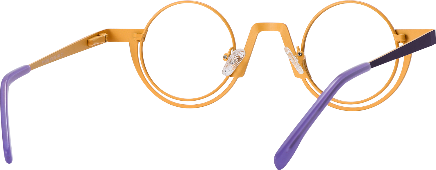 Anika Round Two Tone Eyeglasses | Fytoo Optical