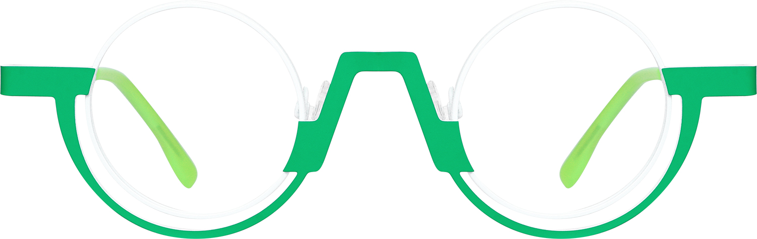 Fytoo Round Green Metal Full Rim Eyeglasses-image-FT838698-07