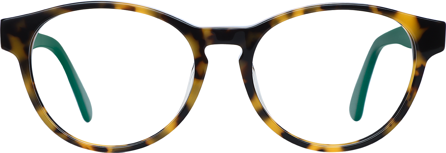 Fytoo Round Tortoiseshell Acetate Full Rim Eyeglasses-image-FT839514-01