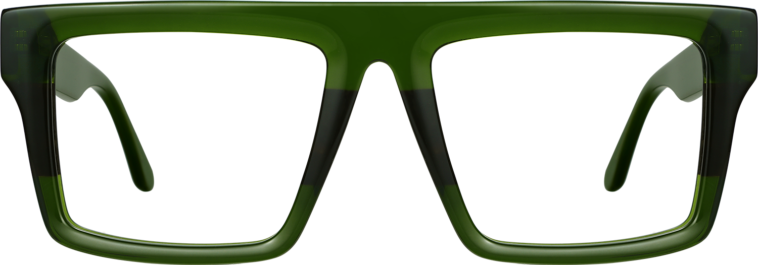 Fytoo Rectangle Green Acetate Full Rim Eyeglasses-image-FT849349-01