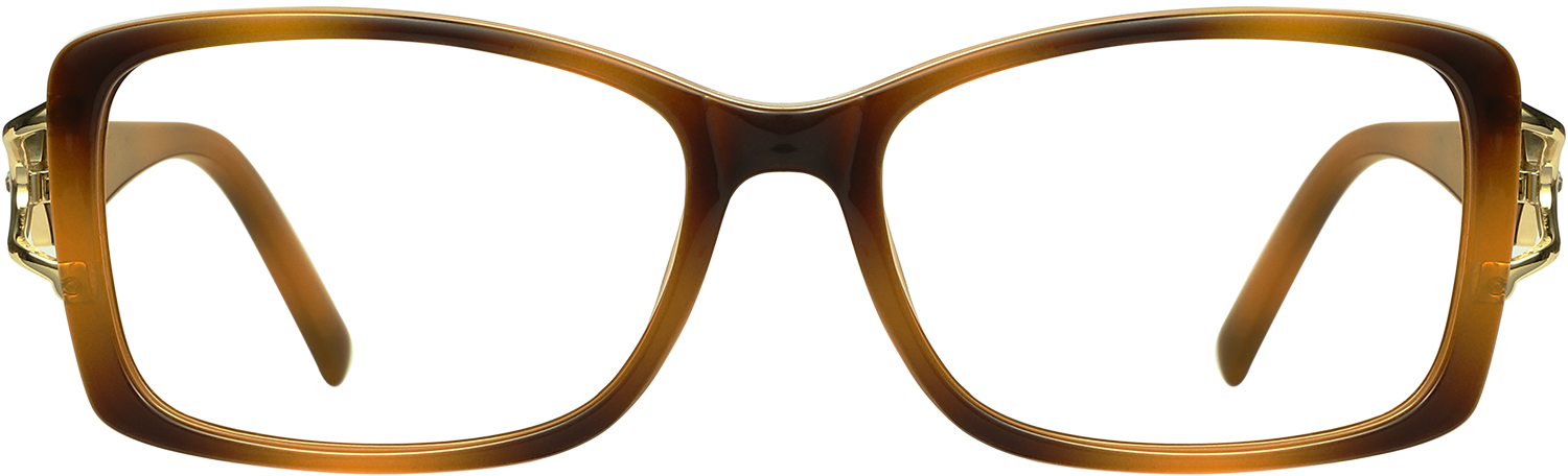 Fytoo Rectangle Tortoiseshell TR90 Full Rim Eyeglasses-image-FT852349-03