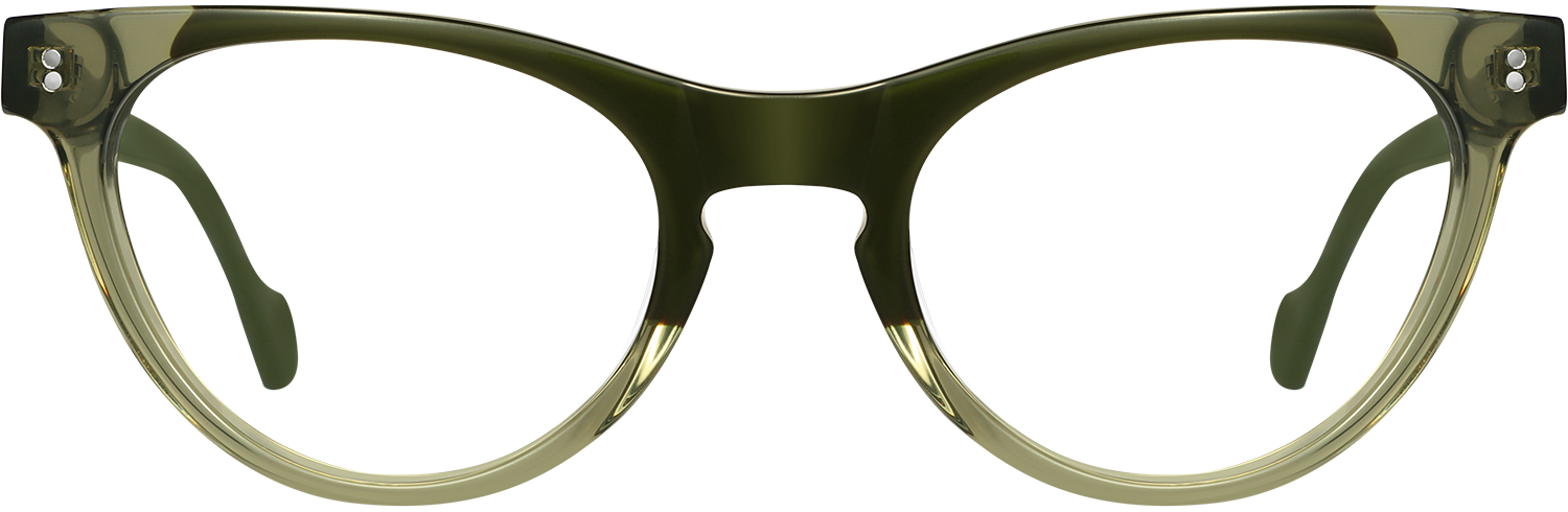 Fytoo Cateye Green Acetate Full Rim Eyeglasses-image-FT854526-01