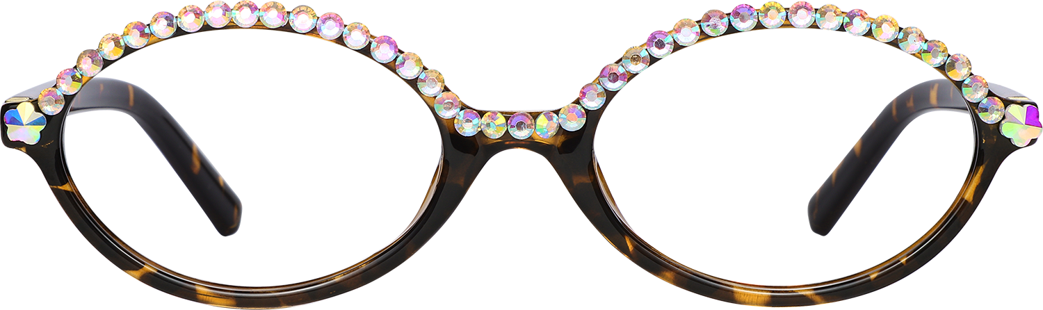 Fytoo Cateye Diamond TR90 Full Rim Eyeglasses-image-FT854706-01