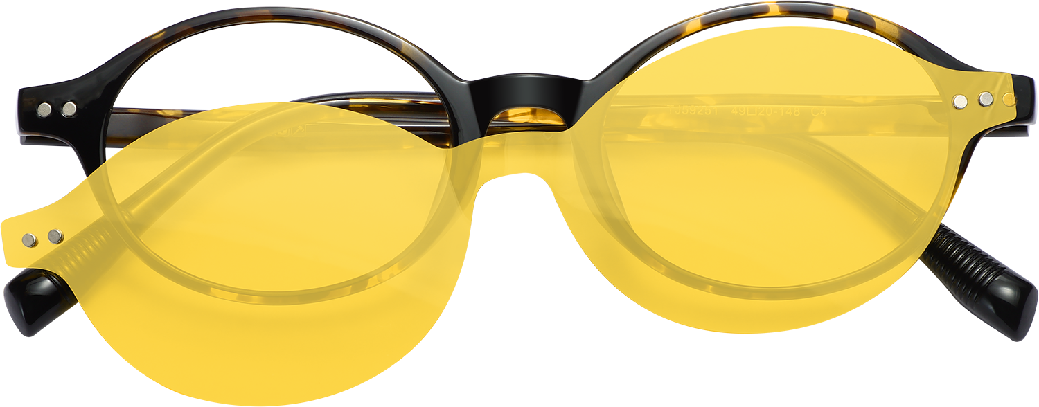 Fytoo Oval Tortoiseshell TR90 Full Rim Eyeglasses-image-FT856095-01
