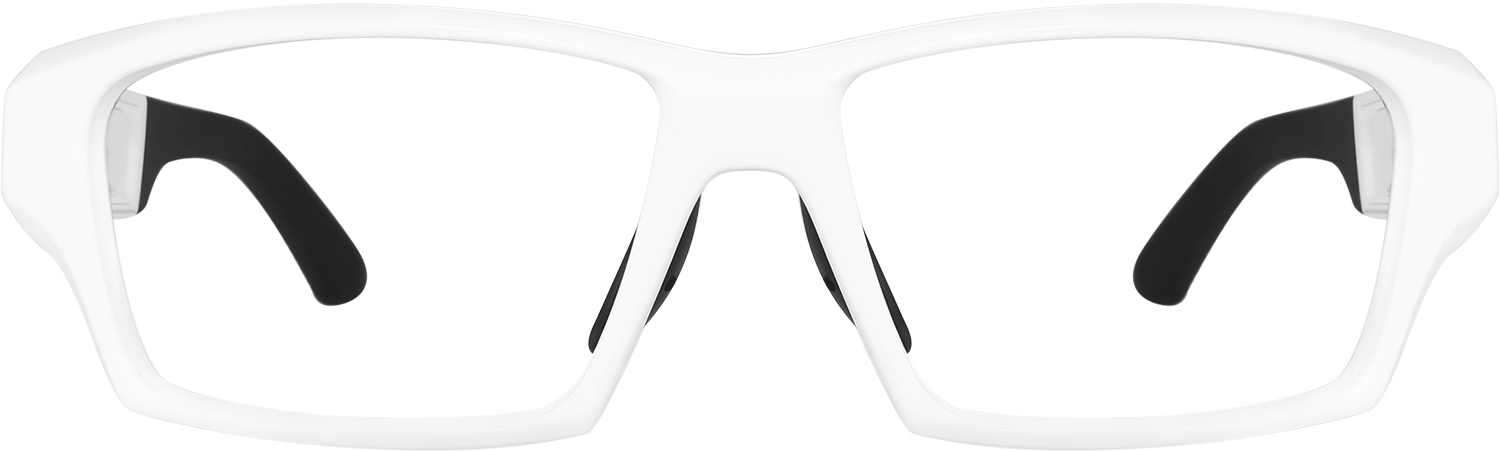 Fytoo Geometric White TR90 Full Rim Eyeglasses-image-FT856740-03