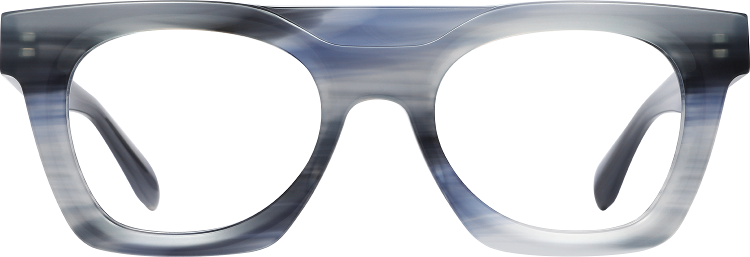 Fytoo Geometric Grey Acetate Full Rim Eyeglasses-image-FT859606-02