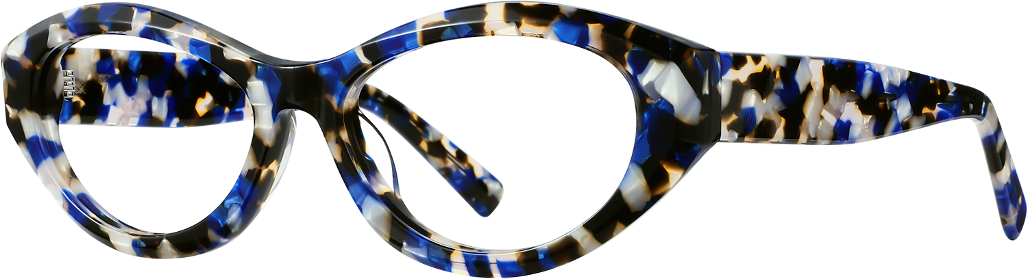 Side view of Fytoo Cateye Tortoiseshell Acetate Full Rim Eyeglasses