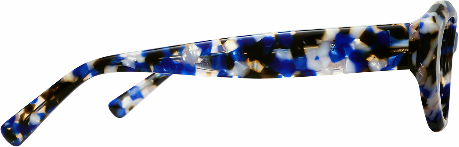 Side view of Fytoo Cateye Tortoiseshell Acetate Full Rim Eyeglasses