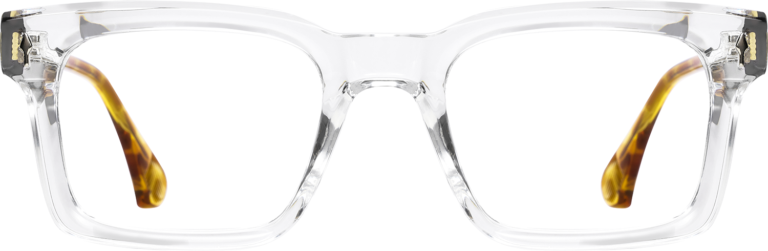 Linden Square Transparent Eyeglasses | Fytoo Optical