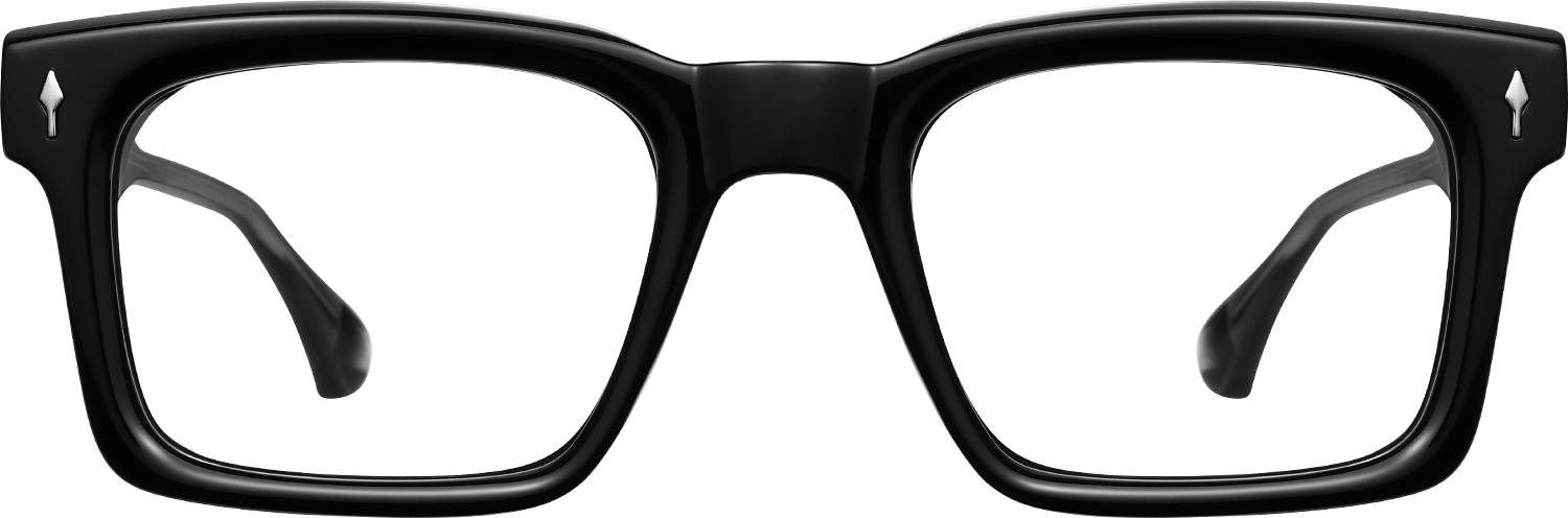 Fytoo Square Black TR90 Full Rim Eyeglasses-image-FT871657-02