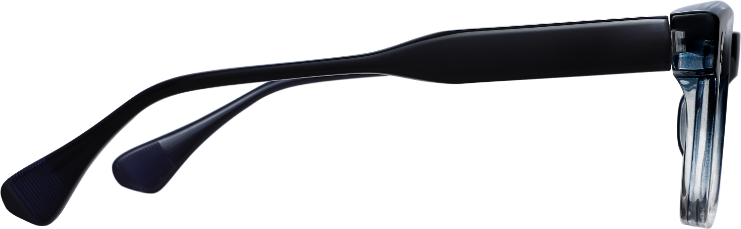 Side view of Fytoo Square Two Tone TR90 Full Rim Eyeglasses