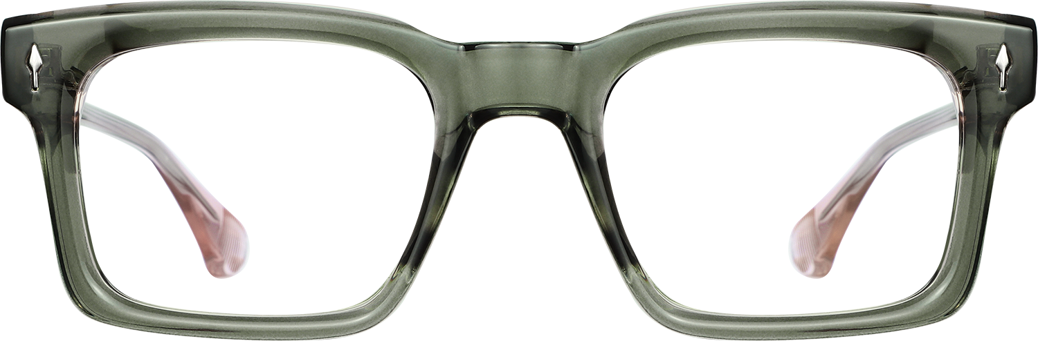 Fytoo Square Green TR90 Full Rim Eyeglasses-image-FT871657-04