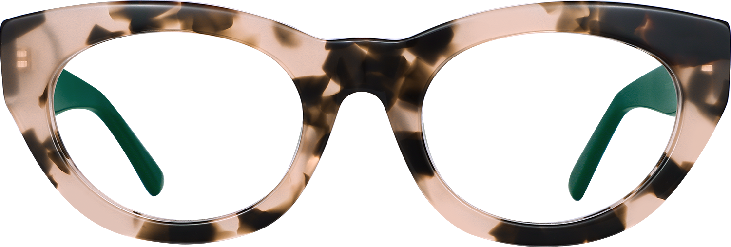 Fytoo Oval Tortoiseshell Acetate Full Rim Eyeglasses-image-FT886586-01