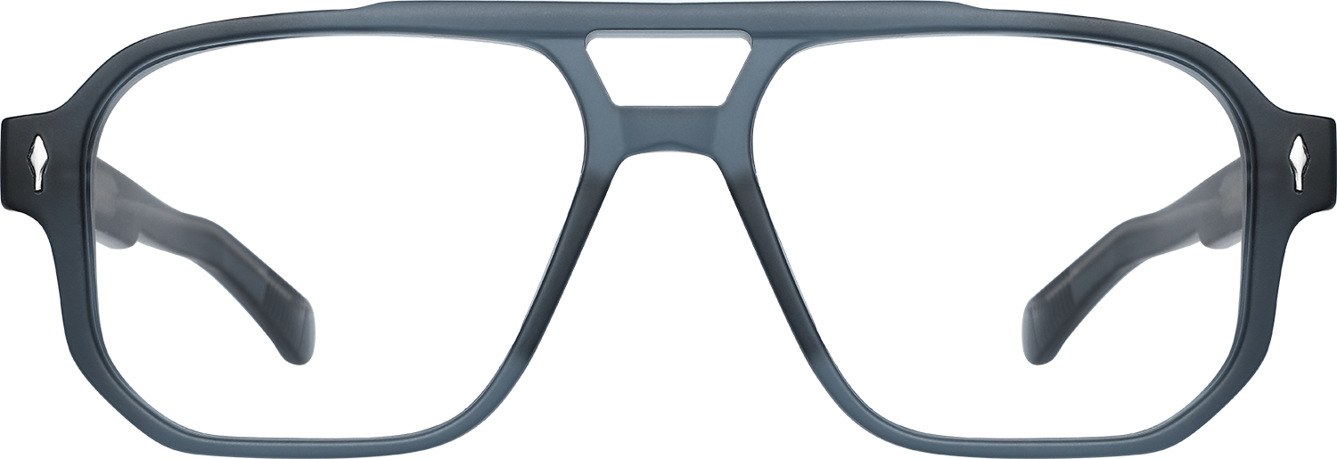 Fytoo Aviator Blue Acetate Full Rim Eyeglasses-image-FT886767-01