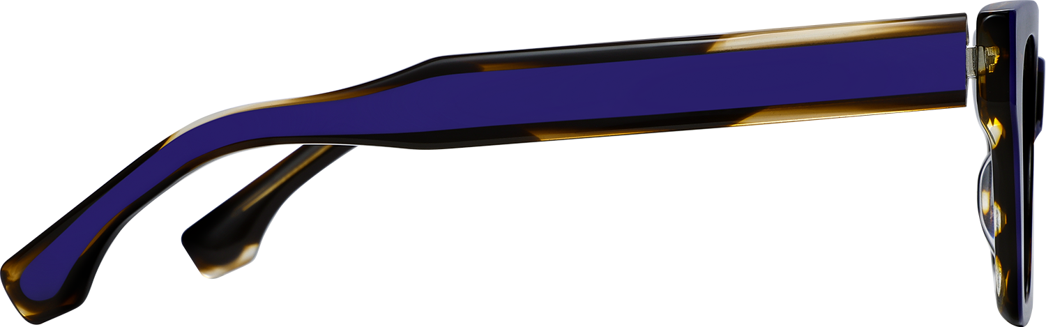 Side view of Fytoo Geometric Two Tone Acetate Full Rim Eyeglasses