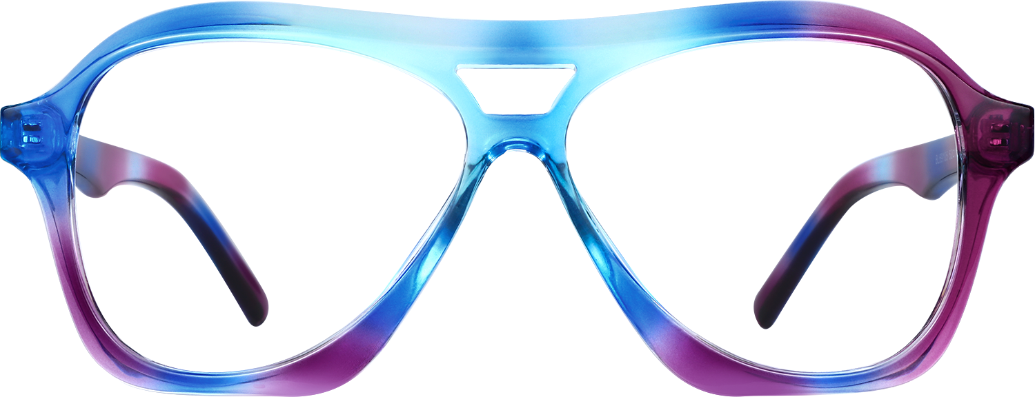 Fytoo Aviator Two Tone TR90 Full Rim Eyeglasses-image-FT892065-02