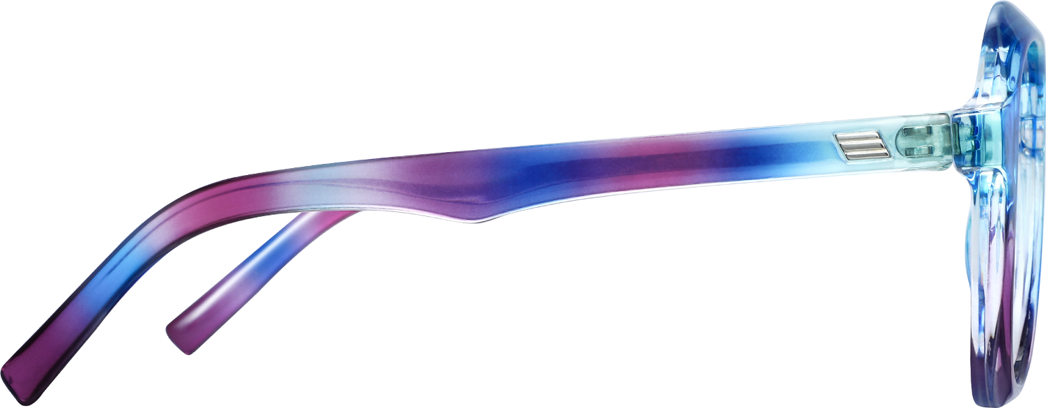 Side view of Fytoo Aviator Two Tone TR90 Full Rim Eyeglasses
