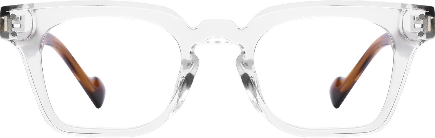 Fytoo Square Transparent TR90 Full Rim Eyeglasses-image-FT893725-01