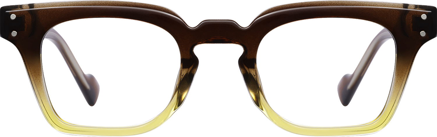 Fytoo Square Two Tone TR90 Full Rim Eyeglasses-image-FT893725-02