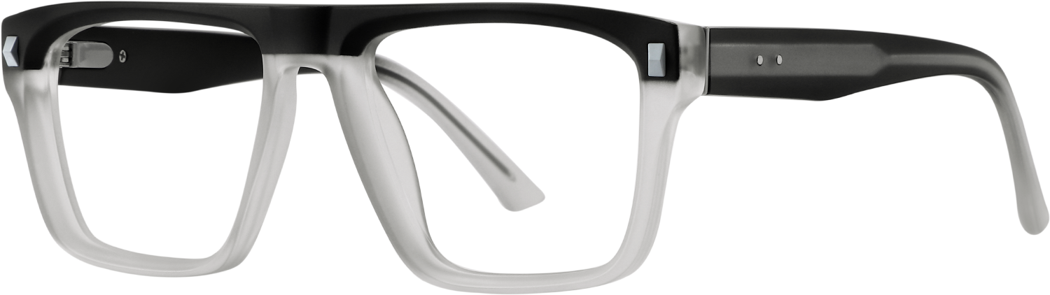 Side view of Fytoo Square Two Tone TR90 Full Rim Eyeglasses