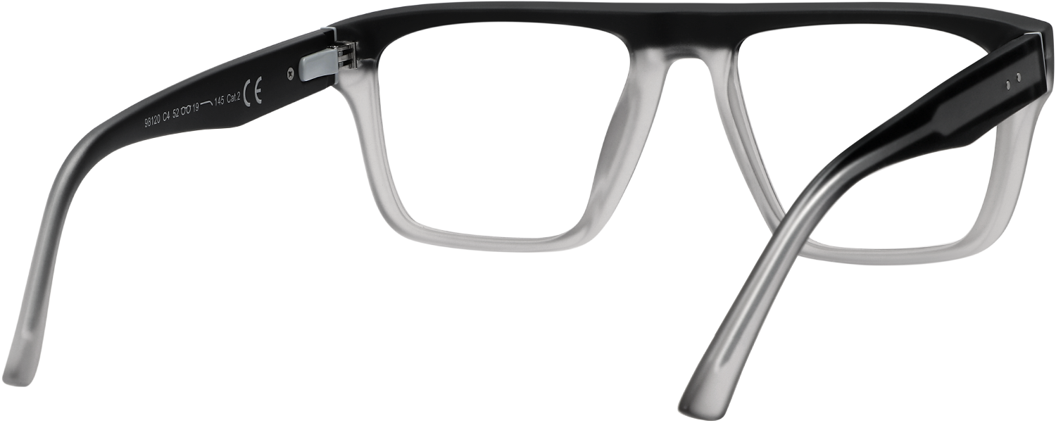 Side view of Fytoo Square Two Tone TR90 Full Rim Eyeglasses