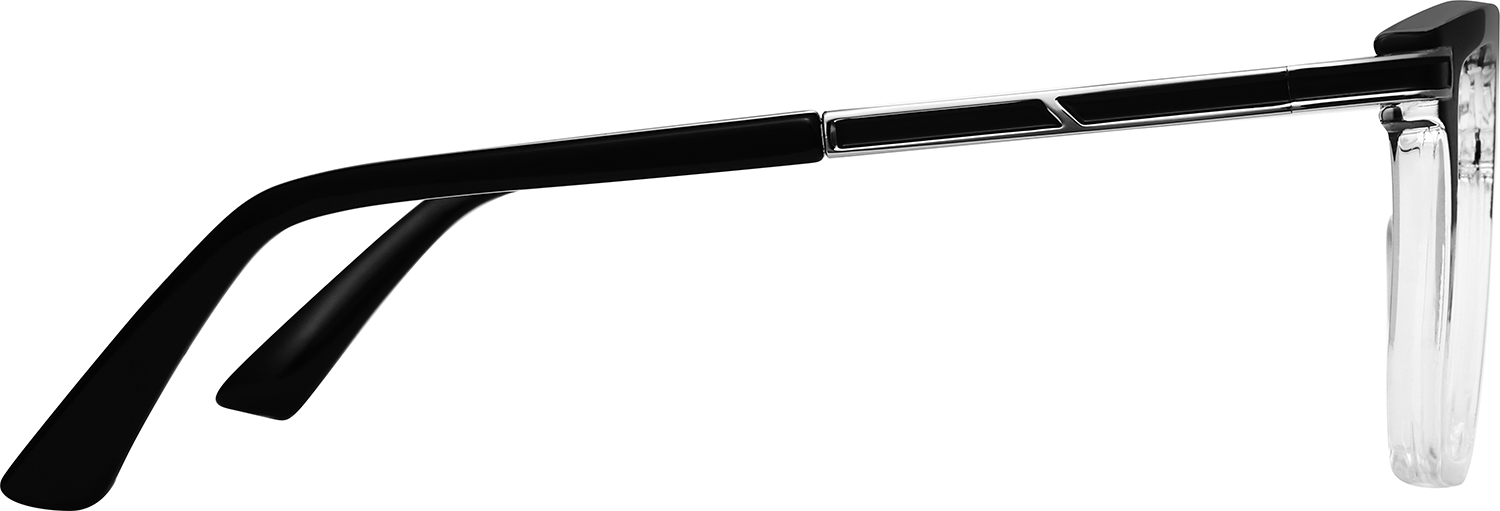 Side view of Fytoo Aviator Two Tone TR90 Full Rim Eyeglasses