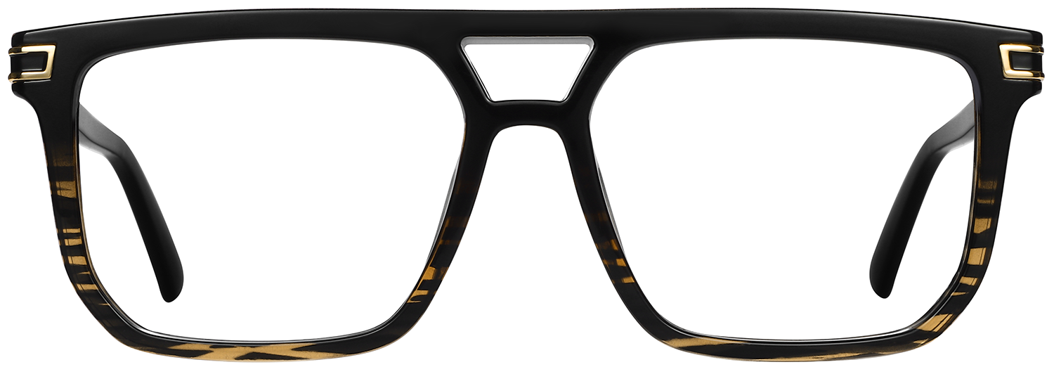 Fytoo Aviator Tortoiseshell TR90 Full Rim Eyeglasses-image-FT896894-02