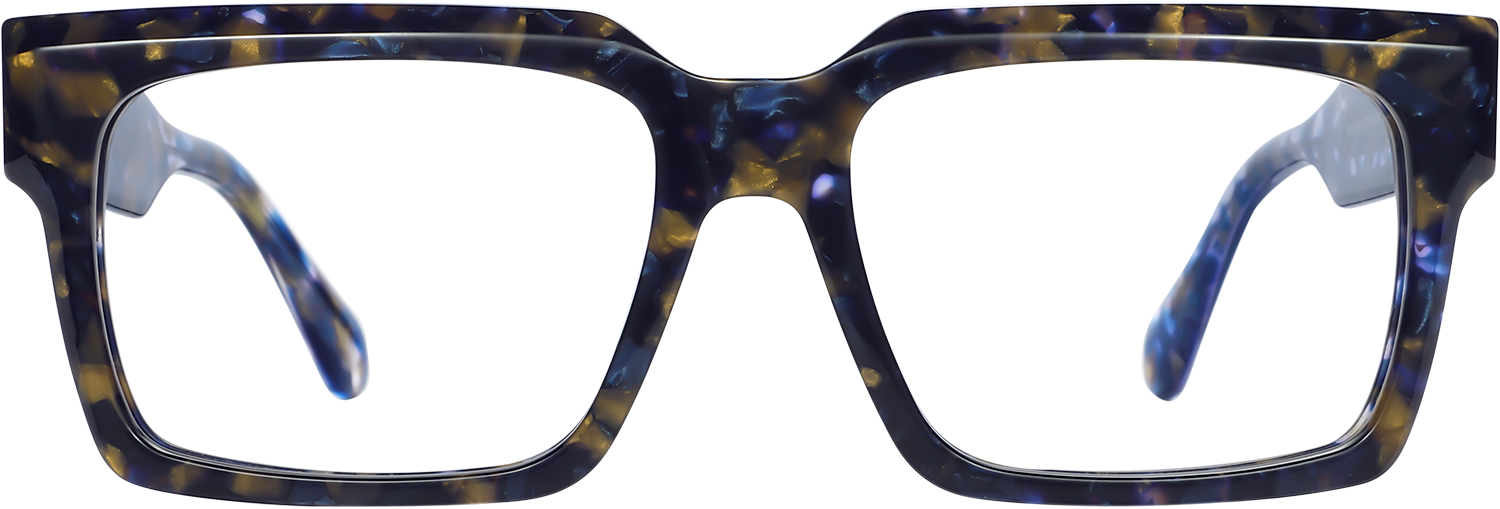 Fytoo Rectangle Tortoiseshell Acetate Full Rim Eyeglasses-image-FT897216-01