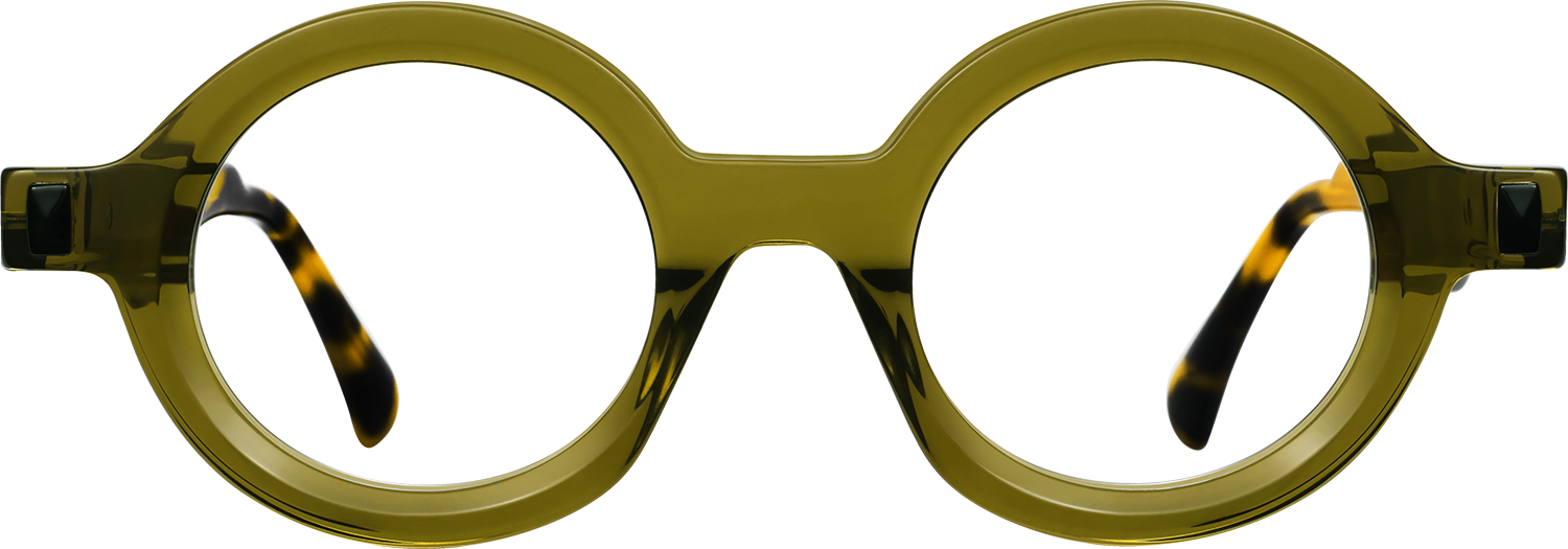 Fytoo Round Green Acetate Full Rim Eyeglasses-image-FT903410-03