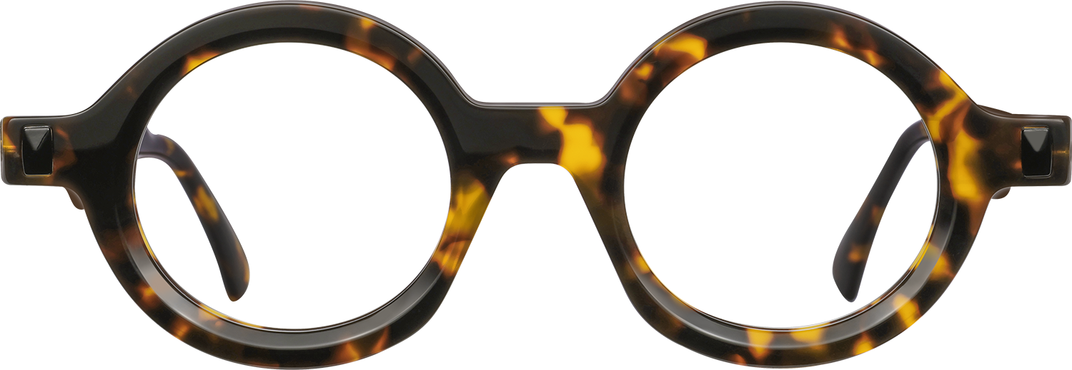 Fytoo Round Tortoiseshell Acetate Full Rim Eyeglasses-image-FT903410-04