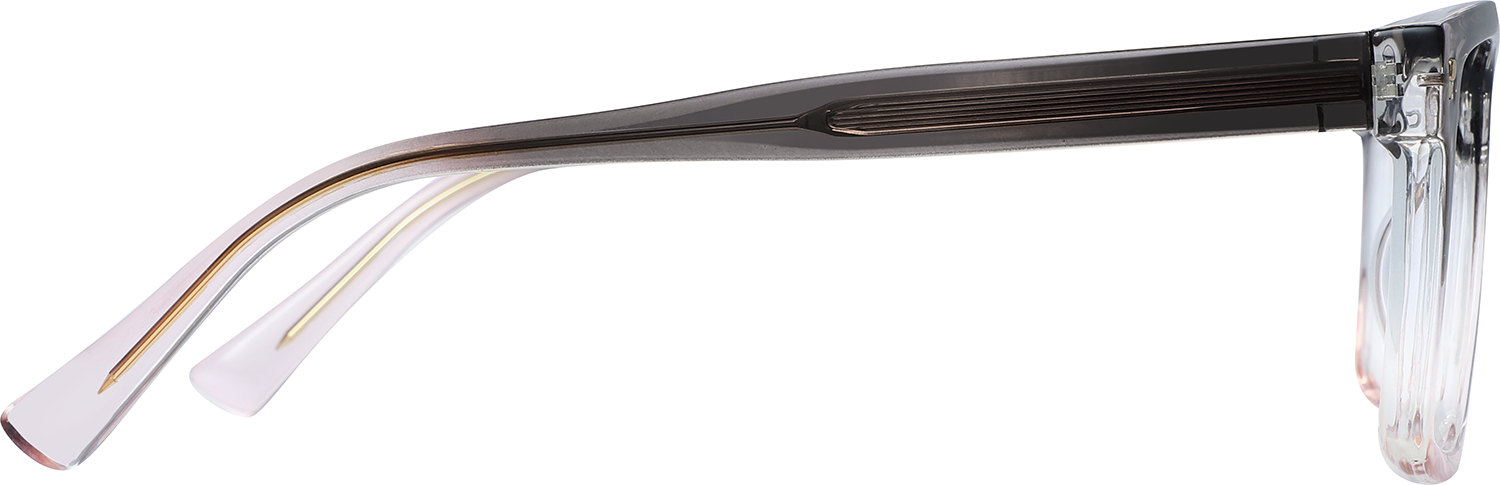 Side view of Fytoo Square Two Tone TR90 Full Rim Eyeglasses