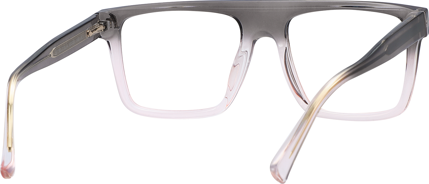 Side view of Fytoo Square Two Tone TR90 Full Rim Eyeglasses