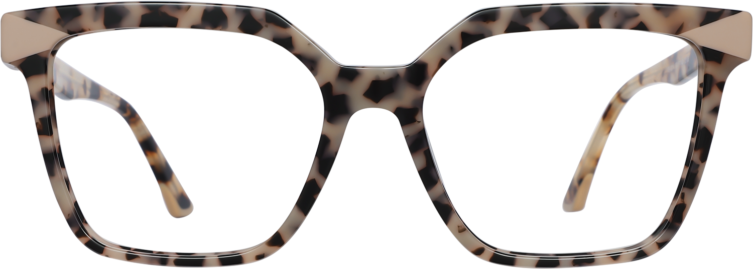 Fytoo Square Tortoiseshell Acetate Full Rim Eyeglasses-image-FT908230-01