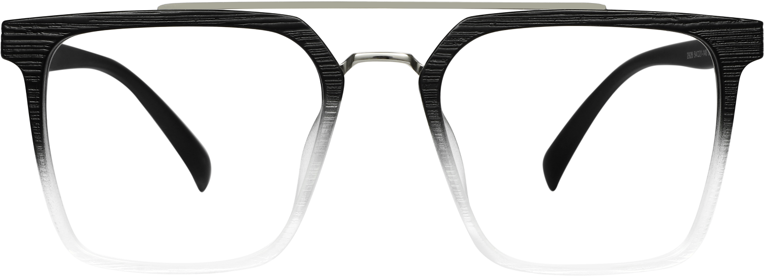 Fytoo Aviator Two Tone TR90 Full Rim Eyeglasses-image-FT909680-02